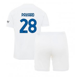 Inter Milan Benjamin Pavard #28 Replica Away Stadium Kit for Kids 2023-24 Short Sleeve (+ pants)